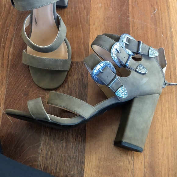 Qupid dark brown strappy heels - Picture 4 of 4